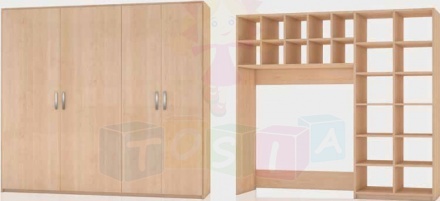 Szafa na pościel TOSIA