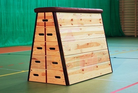 Skrzynia gimnastyczna 5- części skóra